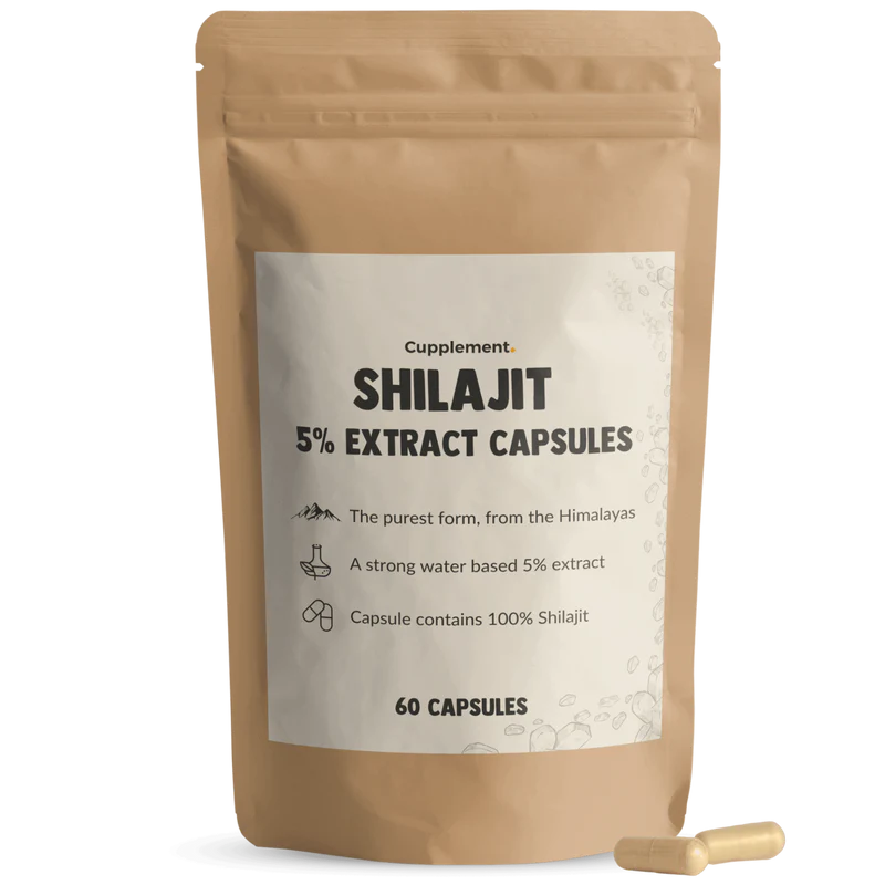 GOYU - Extracto de shilajit (5%) - 60 cápsulas - 500mg