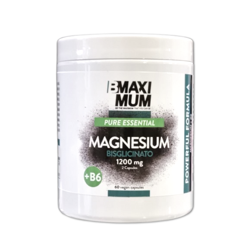 B Maximum Magnesium Bisglicinato 1200 - 60 caps