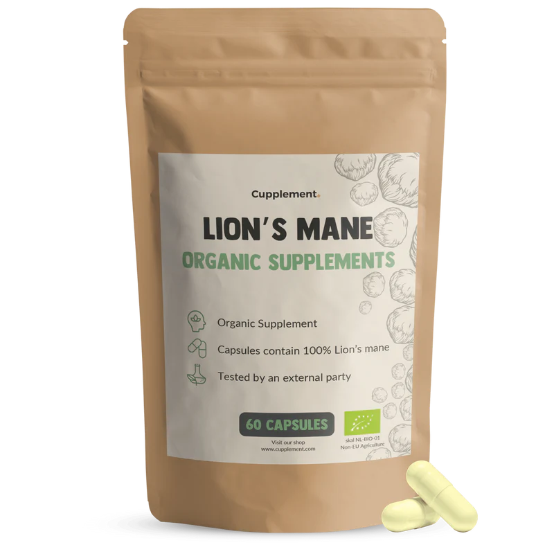 Cupplement Lion's Mane Capsules 500 mg Organic