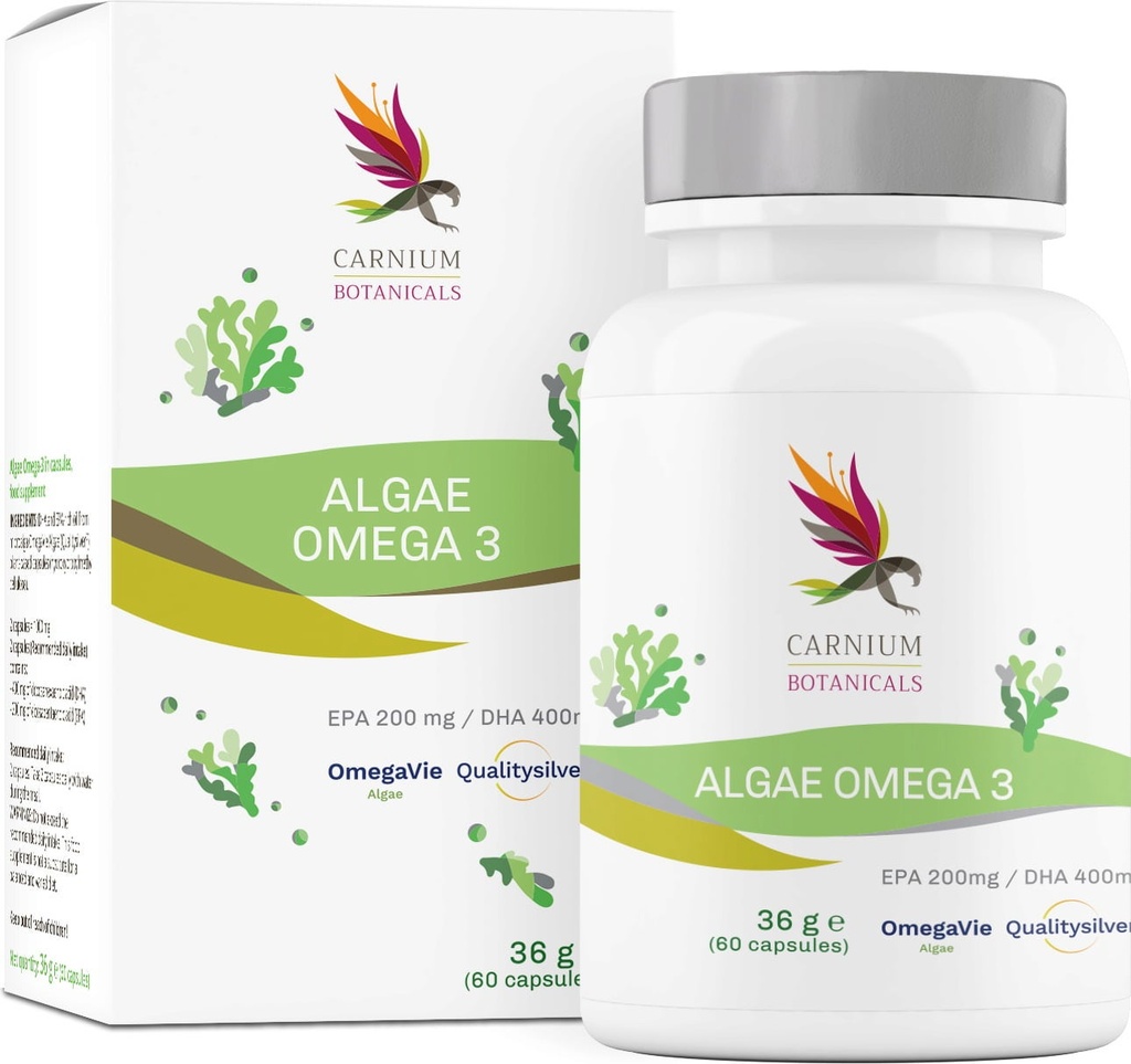 Algae Omega 3 - Vegan - 30 capsules