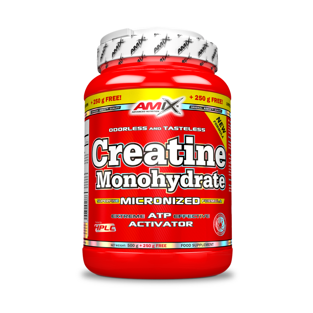 Amix - Creatina Monohidrato 500 g + 250 g Gratis  - Sin sabor