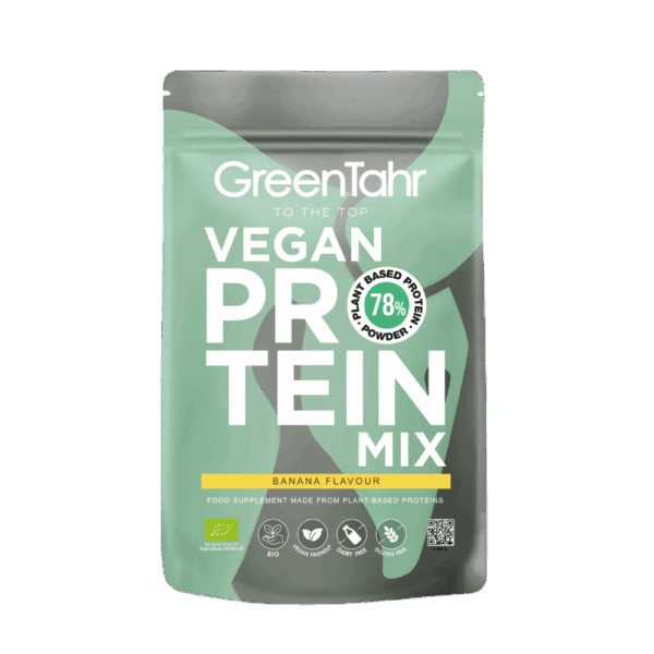 Green Tahr - Vegan Protein Mix 78% ECO Banana Flavour - 750 g