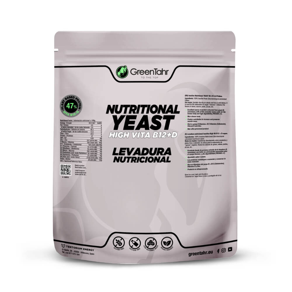 Green Tahr LEVADURA NUTRICIONAL High Vita B + D copos - 500g 