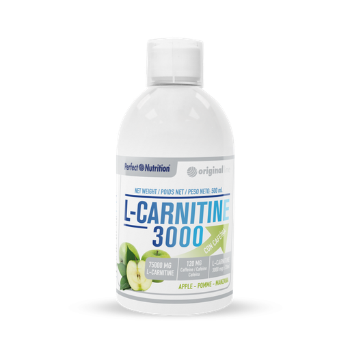 Perfect Nutrition L-Carnitine 3000 + Cafeína - 500 ml 