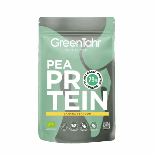 [GT2110A-MN] Green Tahr - Organic Banana-flavored Pea Protein - 750 g