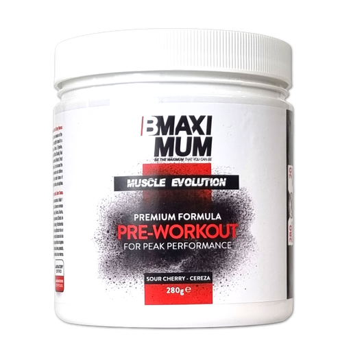 [ME0005] B Maximum MUSCLE EVOLUTION PREWORKOUT - SOUR CHERRY -280g