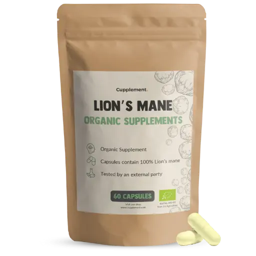 [CU0007] Cupplement Lion's Mane Capsules 500 mg Organic
